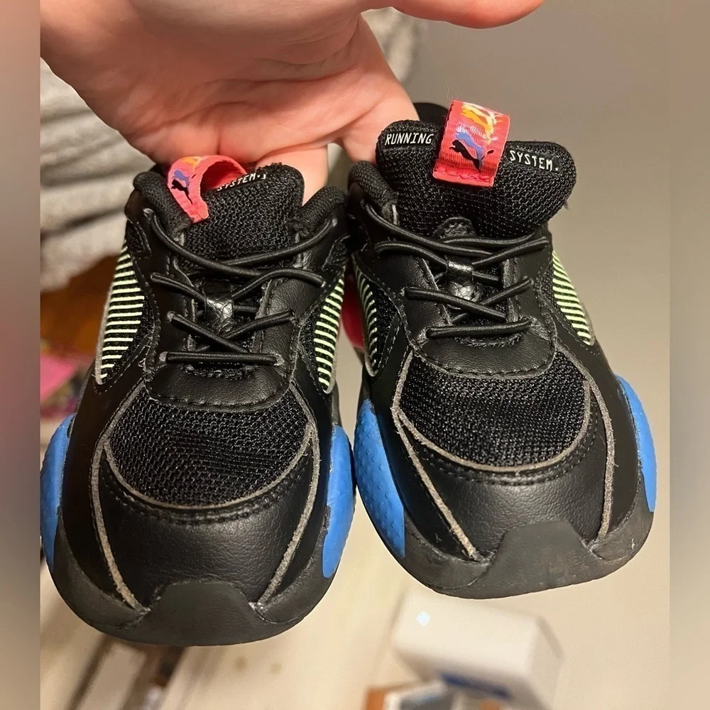 Toddler Puma Rs-X Sunset Sneakers Shoes Casual - Black, Multicolored 9C